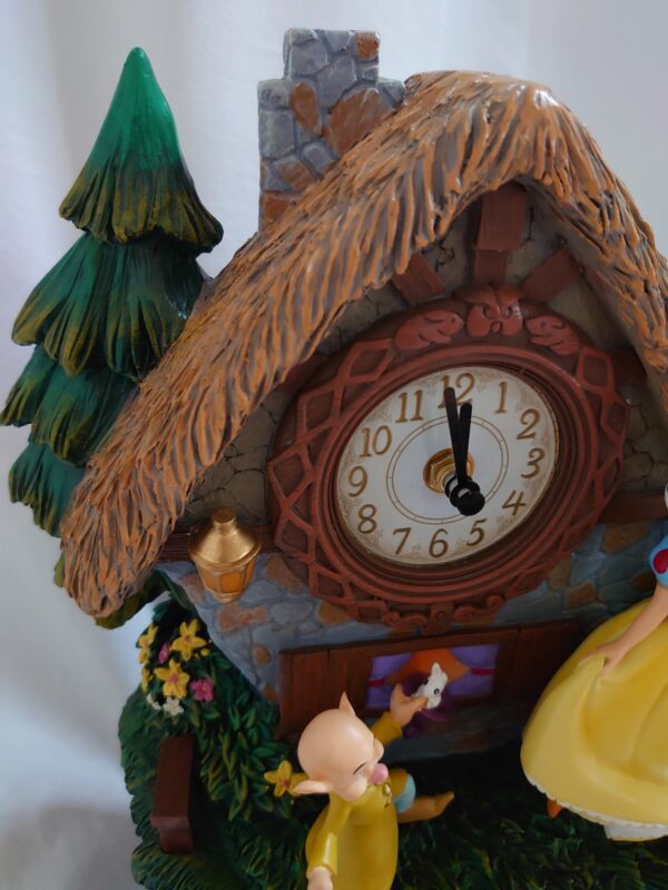 Disney Snow White The Seven Dwarfs Clock Lights Up With Music And Motion