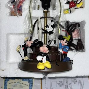 Mickey Mouse Through The Years Sculptural Lamp No 2495