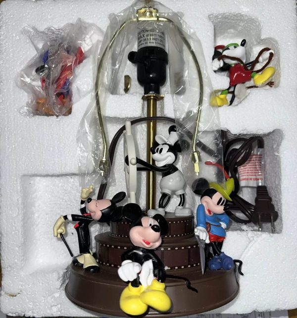 Mickey Mouse Through The Years Sculptural Lamp No 2495