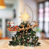 Rudolph Christmas Tree Topper Rotates And Lights Up