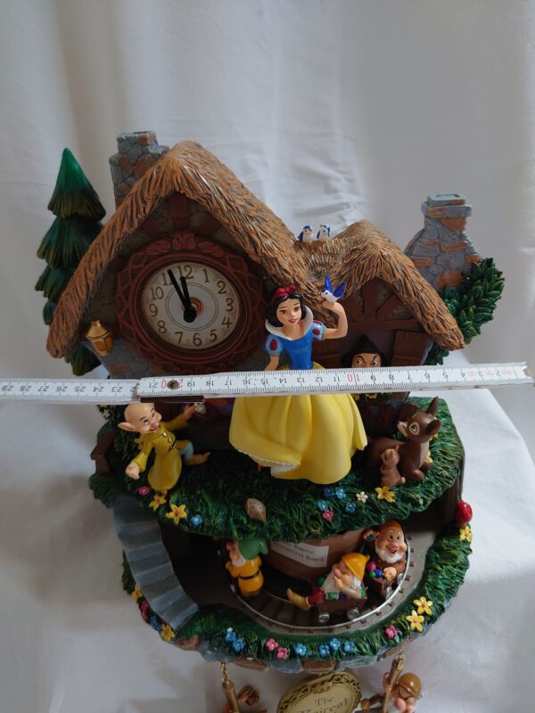 Disney Snow White The Seven Dwarfs Clock Lights Up With Music And Motion