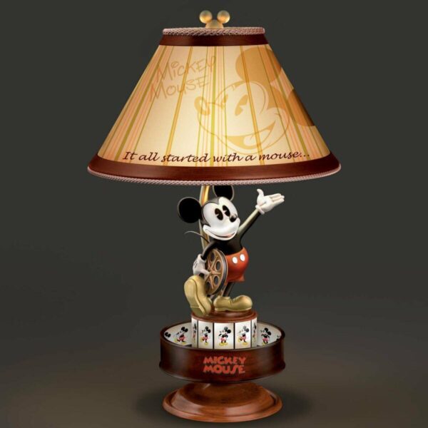 Disney Mickey Mouse Animation Magic Spinning Lamp by The Bradford Exchange