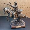 John Wayne Heroic Charge Western Figurine Bronze Sculpture No A3287