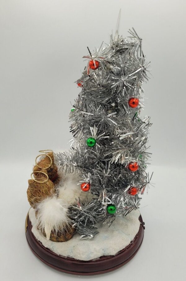 Bradford Exchange Tabletop Christmas Tree A Meow-y Christmas to All Singing Cats