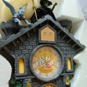 Wizard of Oz Wicked Witch Cuckoo Clock With Lights Sound