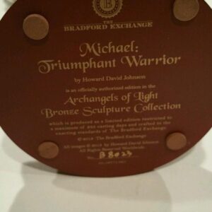 Michael Triumphant Warrior Bronze Sculpture No B8023