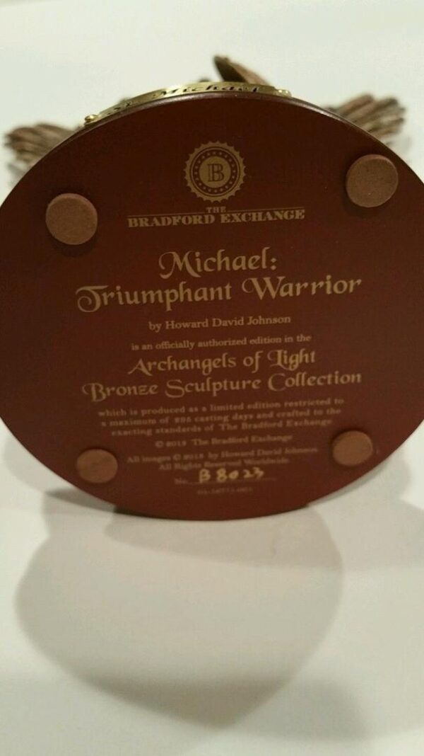 Michael Triumphant Warrior Bronze Sculpture No B8023