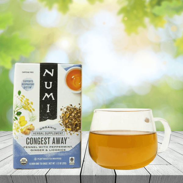 Numi Organic Tea Bags Congest Away