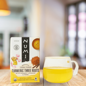 Numi Organic Tea Bags Turmeric Three Roots