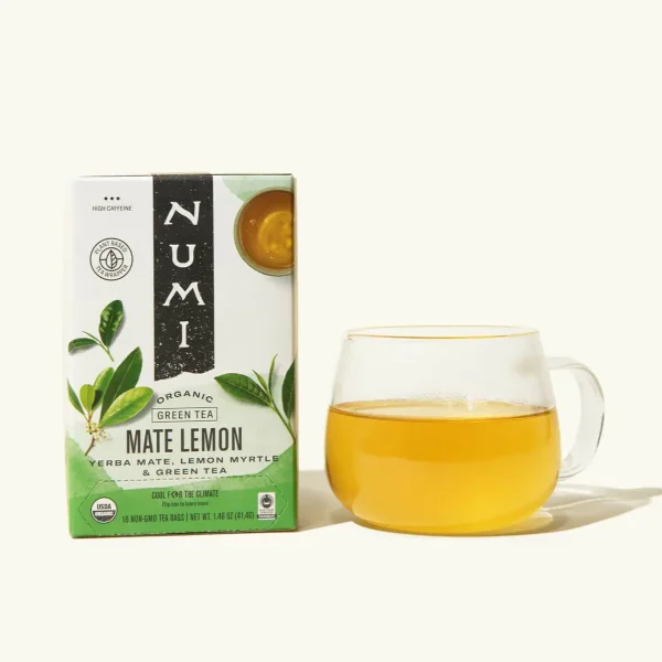 Numi Organic Tea Bags Mate Lemon