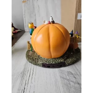 Peanuts great pumpkin carving party Halloween illuminated mast Sculpture No A0963