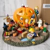 Peanuts great pumpkin carving party Halloween illuminated mast Sculpture No A0963