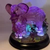 Blake Jensen Mystical Enchanted Lighted Elephants Figurine Sculpture No A5497