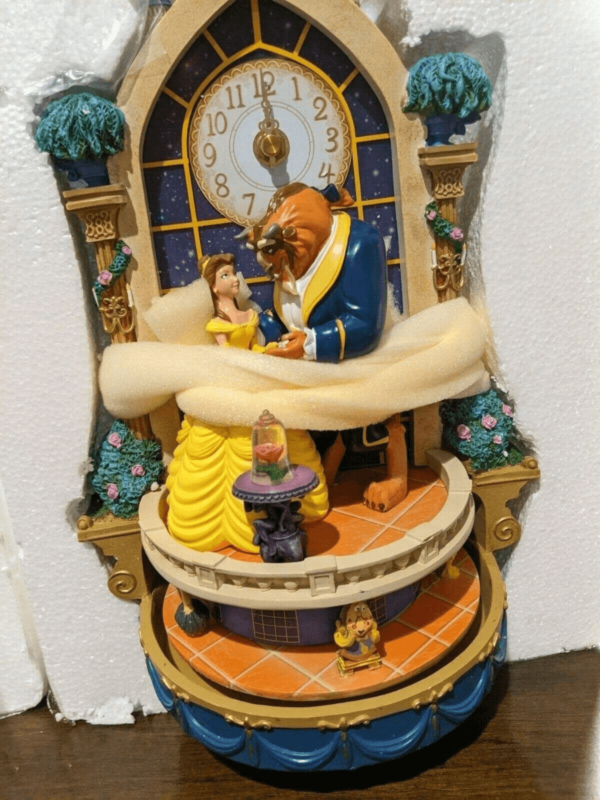 Disney Beauty And The Beast Illuminated Wall Clock