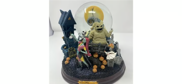 Nightmare Before Christmas Snowglobe Lights And Music