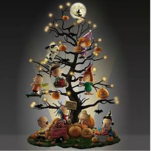 Peanuts It'S the Great Pumpkin Illuminated Halloween Tabletop Tree 33cm Tall