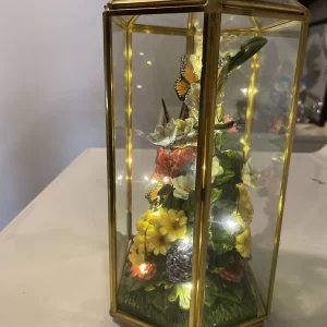 elicate Treasures Illuminated Butterfly Garden Sculpture