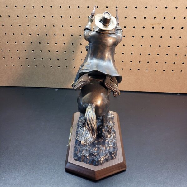 John Wayne Heroic Charge Bradford Exchange Western Figurine Bronze Sculpture No A3287
