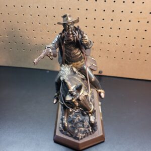 John Wayne Heroic Charge Bradford Exchange Western Figurine Bronze Sculpture No A3287