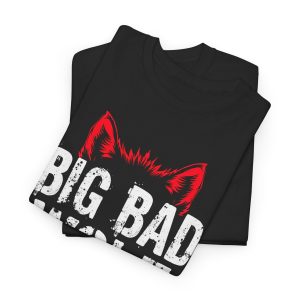 Big Bad And Wolf Costume Funny Wolves Werewolf Cool Dog T-Shirt