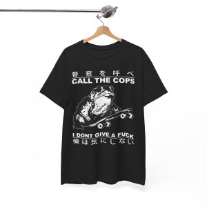 Call The Cops I Don’t Give A Fck Skateboarding Toad Japanese T-Shirt