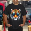 Cool Tiger in Sunglasses Men Women Graphic Tigers T-Shirt