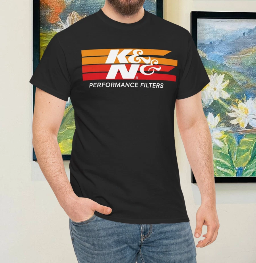 K&N Performance Air Filters Automotive Moto Logo Mens T-shirt American K&N Performance Air Filters Automotive Moto Logo Mens T-shirt American