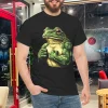 Muscular Frog Powerlifting Weightlifting Gym Workout T-Shirt