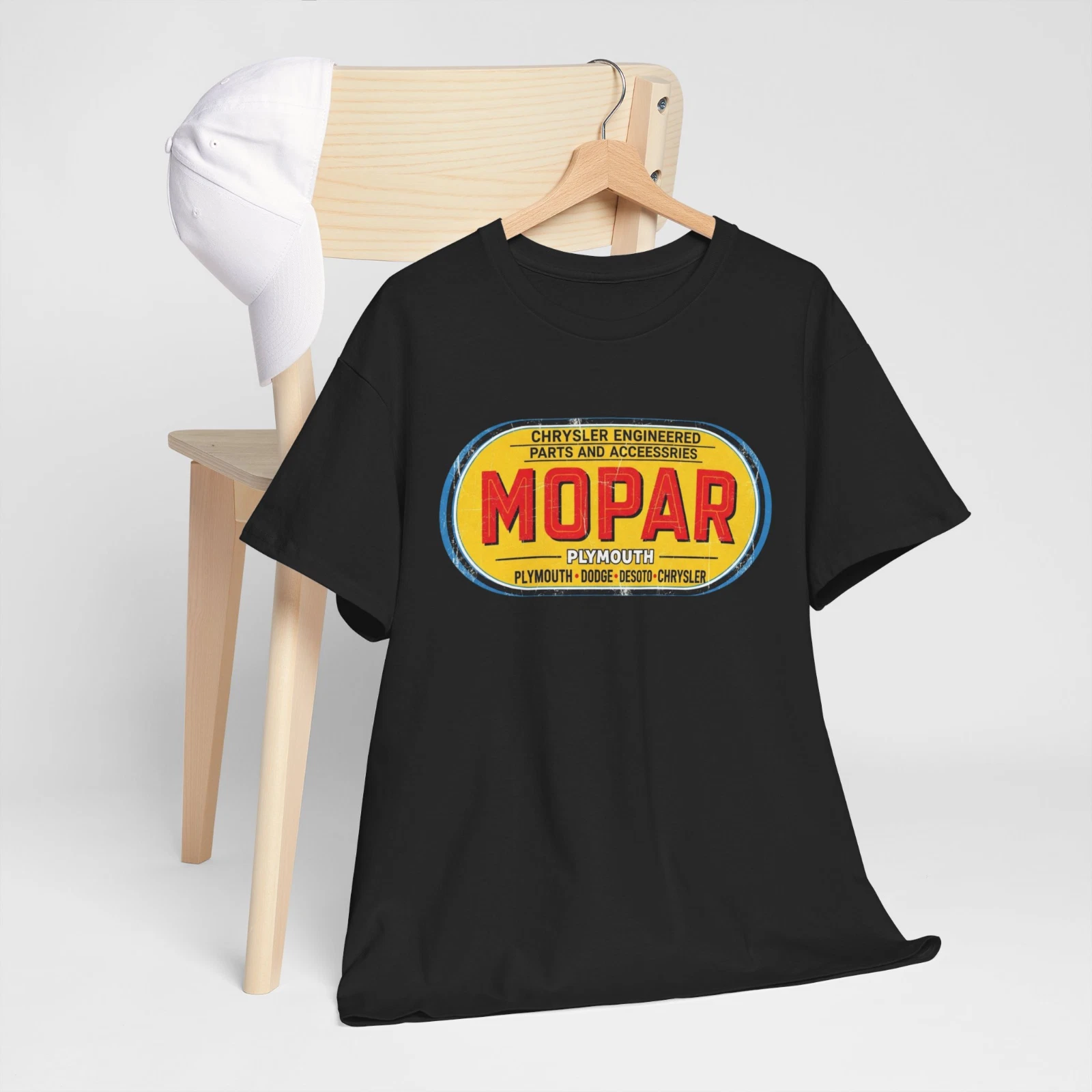 New Mopar Active Logo T-Shirt Funny American New Mopar Active Logo T-Shirt Funny American