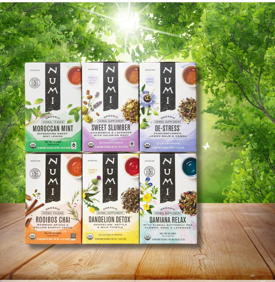 Numi Organic Relax & Unwind Variety Pack 12 Boxes (18 tea bags per box) Numi Organic Relax & Unwind Variety Pack 12 Boxes (18 tea bags per box)