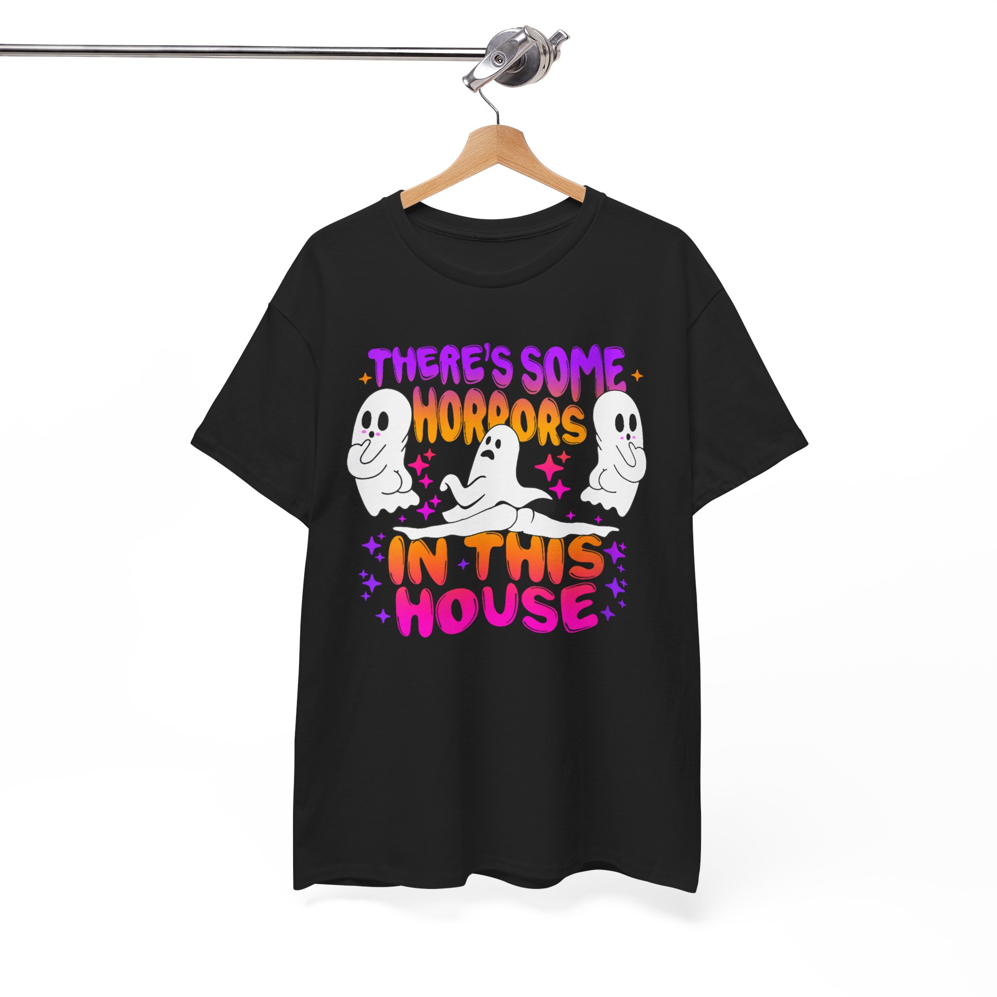 There's Some Horrors In This House Spooky Ghost Halloween T-Shirt There's Some Horrors In This House Spooky Ghost Halloween T-Shirt