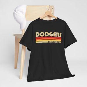 Vintage Dodgers Name Sports Retro Apparel Gift for Men Women T-Shirt