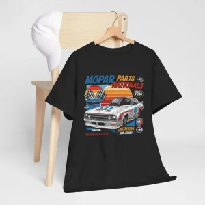 Vintage Mopar Racing Performance Logo Mens Black T-shirt American