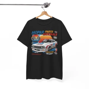 Vintage Mopar Racing Performance Logo Mens Black T-shirt American