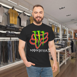 Fox Racing Monster Energy Drink Logo Graphic T-Shirt