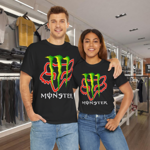 Fox Racing Monster Energy Drink Logo Graphic T-Shirt