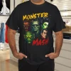 Horror Scary Monster Lover Vampire Frankenstein Halloween T-Shirt