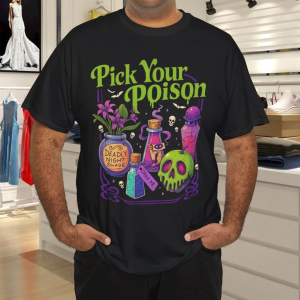 Pick Your Poison Vintage Princess Halloween T-Shirt