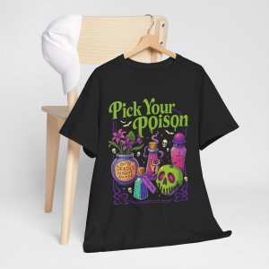 Pick Your Poison Vintage Princess Halloween T-Shirt