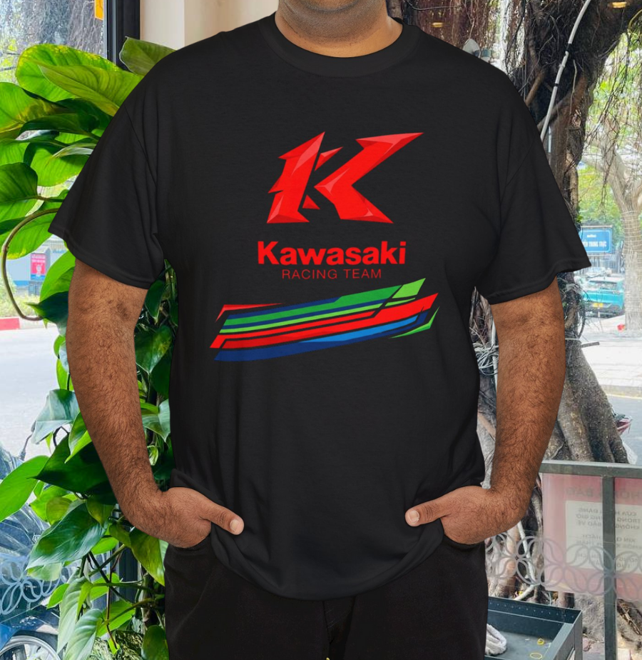 Factory Effex Licensed Kawasaki Racing Logo Mens T-shirt Factory Effex Licensed Kawasaki Racing Logo Mens T-shirt
