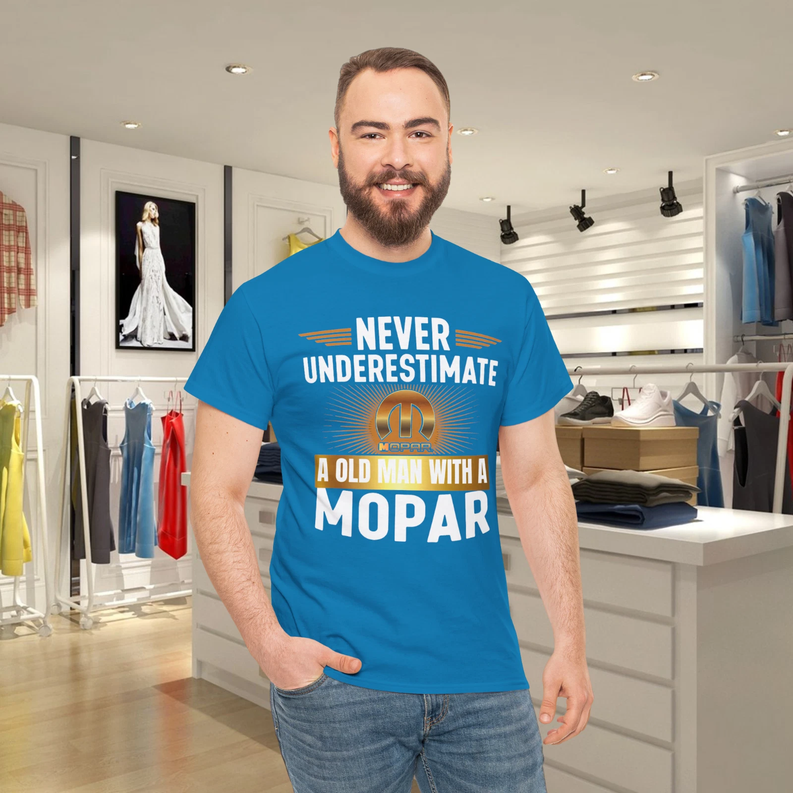 Never Underestimate An Old Man With A Mopar vintag T-Shirts Heavyweight T-shirt Never Underestimate An Old Man With A Mopar vintag T-Shirts Heavyweight T-shirt