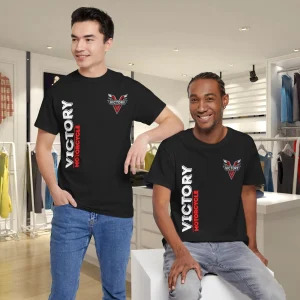 New Victory Motorcycle Logos Mens T-shirt American