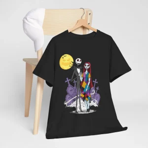 Nightmare Before Christmas Jack & Sally Fleece T-Shirt