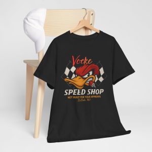 Personalized Hot Rod Garage Speed Shop Hot Rod Duck T-Shirts