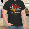 Personalized Hot Rod Garage Speed Shop Hot Rod Duck T-Shirts
